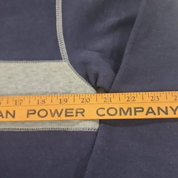 Consensus Men's Navy Seal Color Game Day Fleece Quarter Zip Sweatshirt Medium NW - Picture 7 of 12